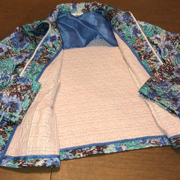 CHRISTOPHER & BANKS Quilted Full Zip Blazer Jacket - Picture 2 of 8